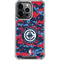 NBA LA Clippers Digi Camo iPhone 14 Pro Clear Case